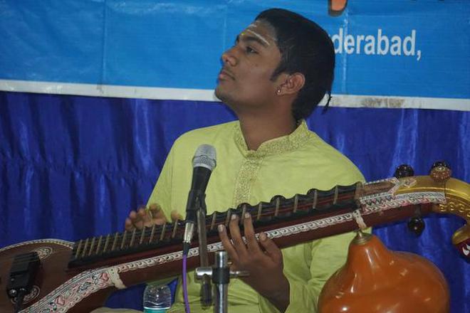 A vocal touch to the veena